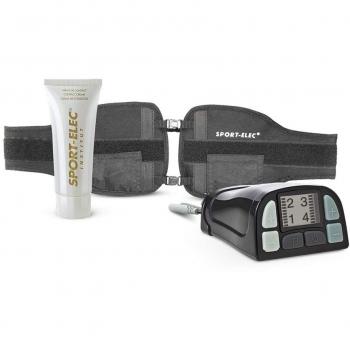 Sport-Elec Ceramic Body Solution - Cinturón de tonificación para fitness, color blanco, pardo