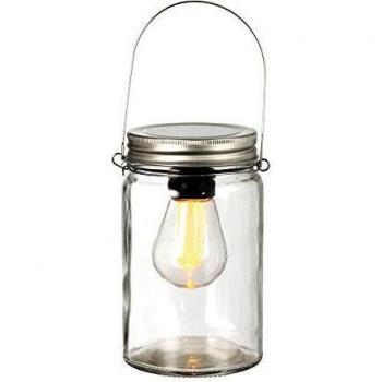 Edm 71724 Jarron con Bombilla, Led Blanco Calido