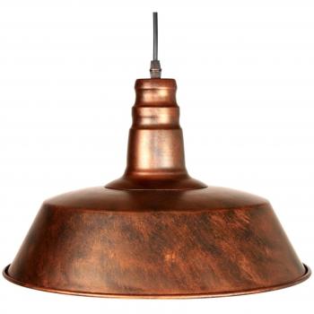 Decoración Vintage Pekin Big - Lámpara de techo, metal, diámetro de 36 cm, color óxido