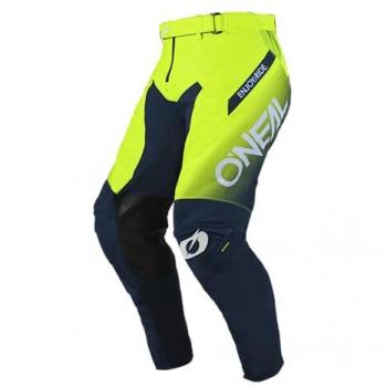 Pantalones de Cross O'Neal Mayhem Hexx Azul-Amarillo Neón 40