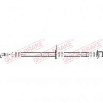 Latiguillo de freno QUICK BRAKE 50.828, Derecho