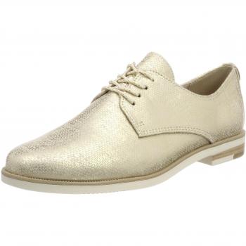Marco Tozzi 23202, Zapatos de Cordones Oxford para Mujer, Beige
