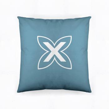 Munich Evo Blue - Cojín reversible de 50 x 50 cm con relleno