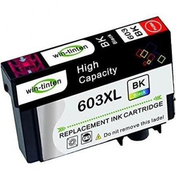 Win-Tinten 1 paquete de cartuchos de tinta negra compatibles con Epson 603xl para Epson Expression Home WF-2830DWF WF-2835DWF WF-2850DWF XP-2100 XP-2105 XP-3100 XP-3105