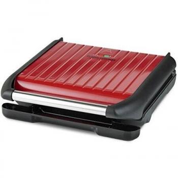 Parrilla Eléctrica Saludable George Foreman 7 Porciones con Placas Antiadherentes - Rojo