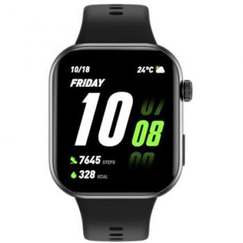 Reloj Inteligente HONOR CHOICE Watch 2i Negro, Pantalla AMOLED 1.85, Monitoreo de Salud Todo el Día, Bluetooth, Compatible con Android/iOS