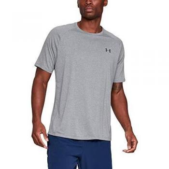 Under Armour Men's Tech 2.0 Short Sleeve T-Shirt, Steel Light Heather, Size: Large