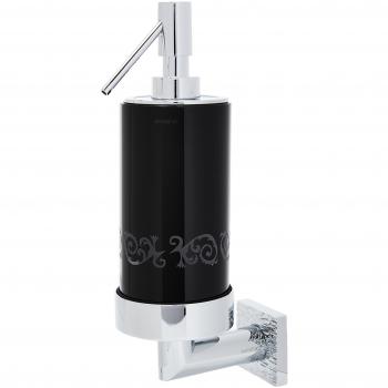 Pomdor - Dosificador rigato cromo - negro deco heritage