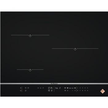 Placa de Inducción De Dietrich DPI7572X - 65cm, 3 Fuegos, 7400W, Negra
