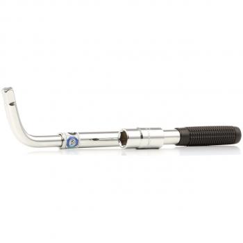 Llave de ruedas L-tipo VOREL 57100 - Tamaño 17-19 mm, diseño ergonómico, fabricada en acero al carbono, acabado cromado para mayor durabilidad