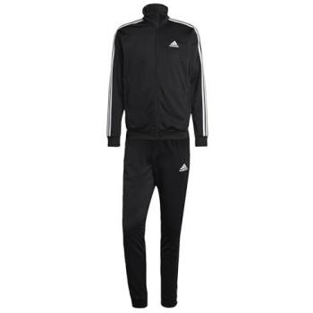 Adidas Basic 3-Stripes French Terry Tracksuit for Men, Black, Size M