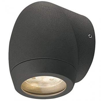 Aplique de Pared Exterior Novolux Guisla IP54 LED SMD 3W 3000K Antracita