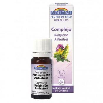 Biofloral Complejo Relajación & Antiestre Flores De Bach Bio Gránulos Sin Alcohol 9 gr