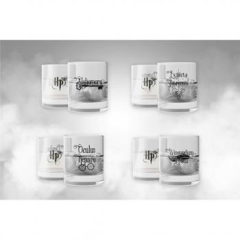 Vaso de Cristal Harry Potter - Set de 4 Unidades