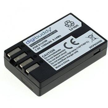digibuddy 8007577 batería para Pentax D-LI109 Li-Ion Negro