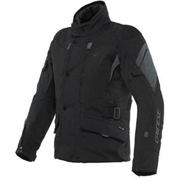 Chaqueta textil de moto para hombre Dainese Carve Master 3 Gore-Tex, color negro y gris, talla 46