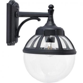 Aplique de jardín Bologna negro 40 cm, lámpara de pared exterior, IP54, casquillo E27