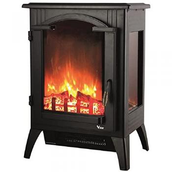 Estufa Eléctrica Vigor Chimenea 2000 Vatios