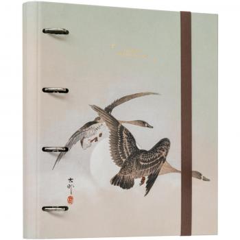Carpeta 4 Anillas Premium Japanesse Erik Marrón