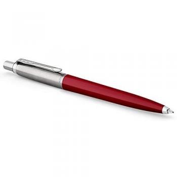 Parker Jotter Original Classic Bolígrafo Retráctil con Pulsador, Tinta Azul o Rojo, Punta Medio, 1 Pieza(s), Blister 20x5x1 cm
