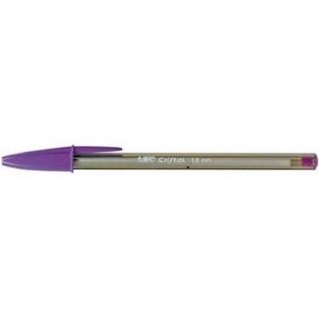 Bic Cristal Fun - Bolígrafo, color morado