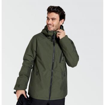 O´neill Chaqueta N2500000 Hammer Verde - Chaqueta de abrigo, color verde, diseño moderno, fabricada con materiales resistentes al agua y al viento, forro interior cálido, múltiples bolsillos exteriores e interiores, ajuste