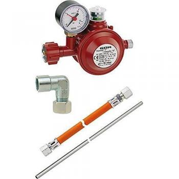 Kit de Conexión para Cocina a Gas GOK con Regulador de Baja Presión EN61-DS, 50 mbar