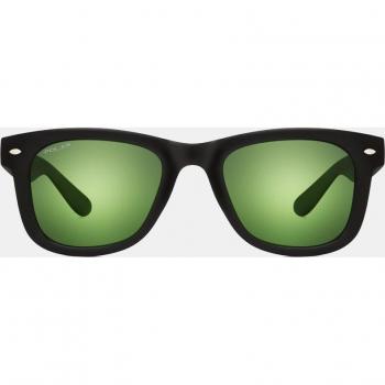 Polar MISTRAL Unisex Square Black Sunglasses with Polarized Lenses
