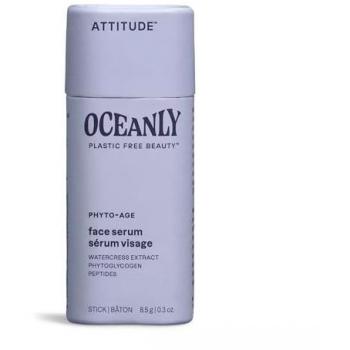 Attitude Oceanly PHYTO-AGE Solid Face Serum - Mini, Anti-Aging Serum with Peptides, EWG Verified, Plastic-free, Plant and Mineral-Based Ingredients, Vegan Skin Care Products, Unscented, 8.5 grams
