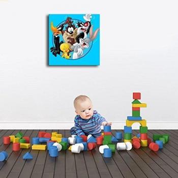 Asir Group LLC 241TFY1247 Taffy Decorativa Lienzo Cuadro, Multicolor