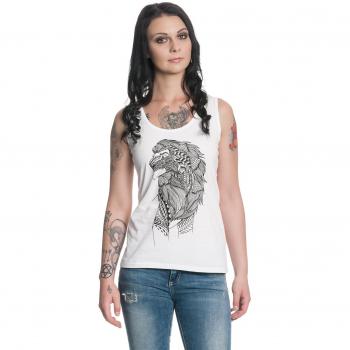 El Rey León Simba - Lion Ink Top Mujer Blanco S