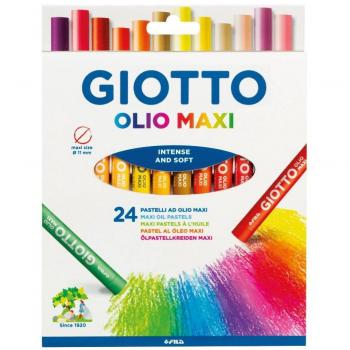 Estuche con asa Giottode 24 barras de pintura óleo Giotto F293800