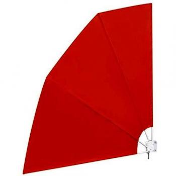 vidaXL Toldo Lateral de Balcón Plegable Lona para Sombra Exterior Pantalla de Privacidad Terraza Terracota 210x210 cm