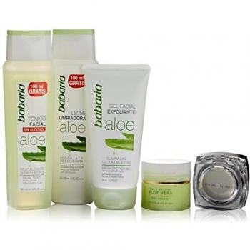 Babaria Aloe Vera Cuidado Facial Lote 4 Pz 1 Unidad 500 g