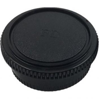 Tapa de Cuerpo Frontal y Tapa de Lente Trasera para Cámaras Canon FD - Accesorios para DSLR