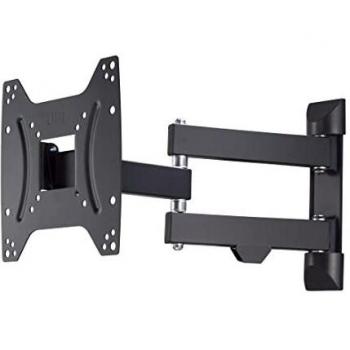 Soporte para TV Hama 00118101, Giratorio con 2 Brazos, Compatible con Pantallas de 19-48 Pulgadas, Negro