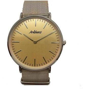 ARABIANS Reloj Analógico para Hombre de Cuarzo con Correa en Tela HBA2228BO