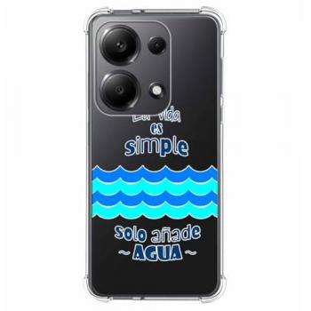 Funda Silicona Antigolpes Agua con Dibujos para Xiaomi Redmi Note 13 Pro 4G
