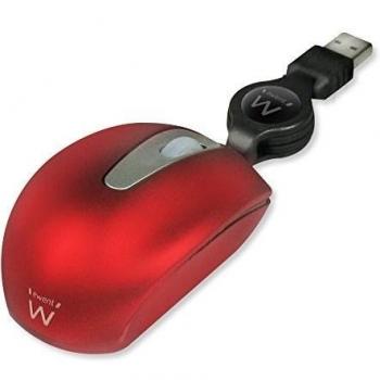 Eminent EW3178 - Ratón óptico, color rojo