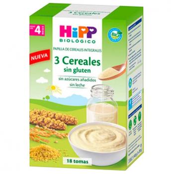 HIPP Cereales SIN Gluten 400GR, Negro, Estándar