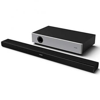 Sharp HT-SBW160 2.1 - Barra de Sonido Cine En Casa, Subwoofer Inalámbrico, Bluetooth, control de Rango Dinámico, Hdmi Arc/Cec, 360 W de Potencia, Color Negro