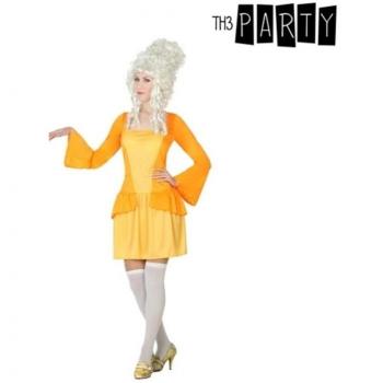 Disfraz de Cortesana amarillo para mujer