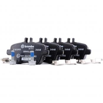 Juego de pastillas de freno BREMBO Xtra P 50 091X, Trasero, freno de disco