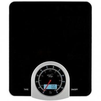 Smart Weigh Báscula De Cocina Digital Con Pantalla LCD y Esfera Analógica