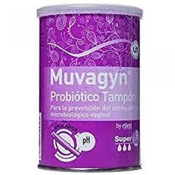 Muvagyn Probiótico Tampones Super con Aplicador - 9 Unidades