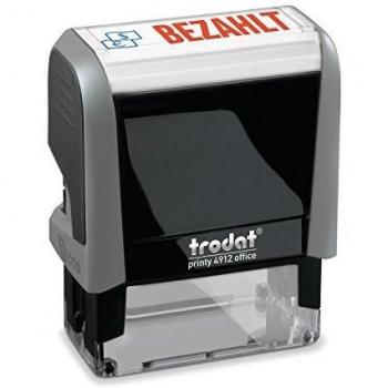 Trodat Office Printy 4912 - Sello automático, color gris