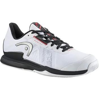 Zapatillas de Tenis Head Sprint Pro 3.5 Clay Blanco para Hombres, características: diseño específico para tierra batida, suela con tecnología de agarre, material ligero y transpirable, refuerzo en la puntera, plantilla