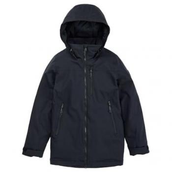 Chaqueta con capucha Burton Lelah negra para mujer, tamaño M