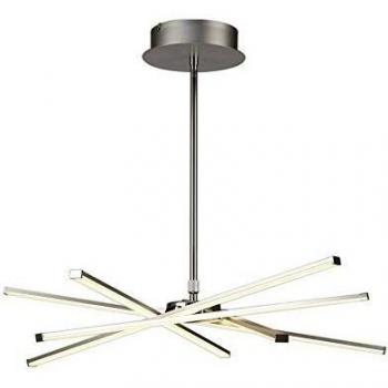 Lámpara LED Dimable 42w Silver Star LED con suspensión integrada de 1 bombilla de 35cm