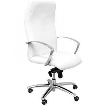Sillón de Oficina Caudete en Similpiel Blanco de Piqueras y Crespo